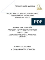 Tarea Telefonia Principios Basicos