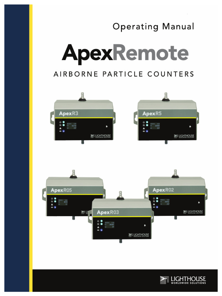 1 R2 OpMan ApexRemote Letter | PDF | Electrostatic Discharge | Flow ...