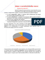 Classificazione e Caratteristiche Rocce