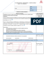 Evaluación Segundo Trimestre Mate 4°