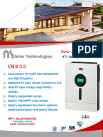 Ns VM II 3.6kw Solar Hybrid Inverter