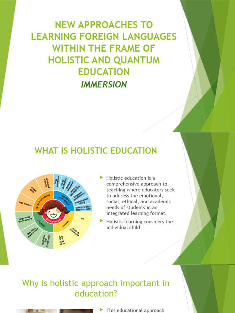 Holistic Quantum Language Learning Methods | PDF | Learning | Cognition