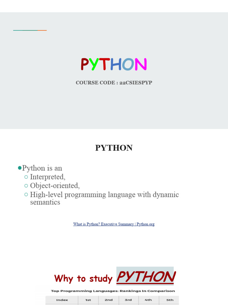 112556336-Python 1 | Download Free PDF | Python (Programming Language ...