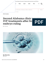 Second Alabama Clinic Pauses IVF Treatments After Frozen Embryo Ruling - BBC News