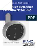 Manual Utilizacao Fechadura Eletronica Moveis M1602 v1118