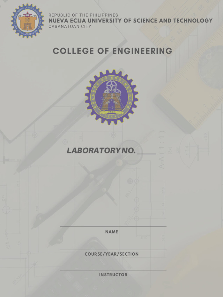 Lab Booklet Front | PDF