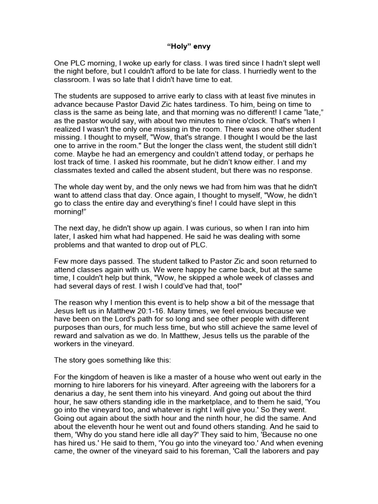 Holy Envy PDF Grace In Christianity Jesus