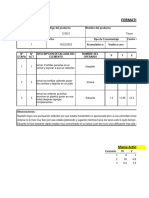 Formato Estudio de Tiempos - Formato en Blanco