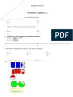 Evaluacion Fracciones 1° Sec 2023