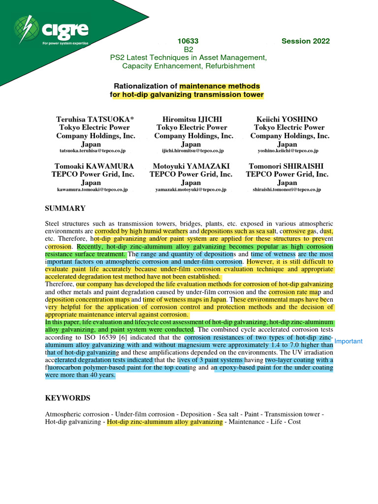 CIGRE TECHNICAL BROCHURE 445 GUIDE FOR TRANSFORMER MAINTENANCE 2011 visual data 4