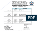 Jadwal UAS Genap Mesuji - 2021-2022