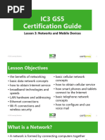 Lesson 3 - Networks and Mobile Devices