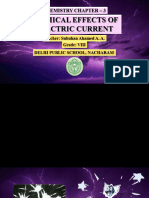 Chemical Effetcs of Electric Current