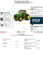 8R TRACTORS (-099999) - 8270R, 8295R, 8320R, 8345R, 8370R Filter Overview With Service Intervals
