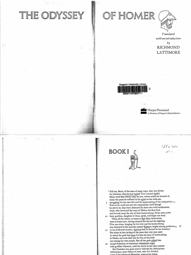 W4.Homer The Odyssey | PDF