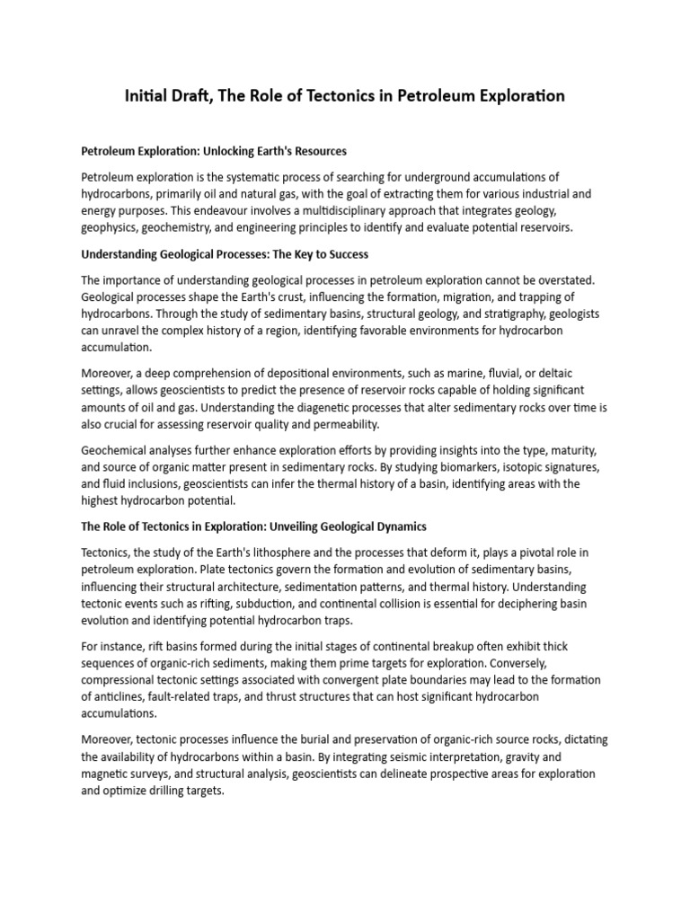 Initial Draft Pdf Sedimentary Basin Geology