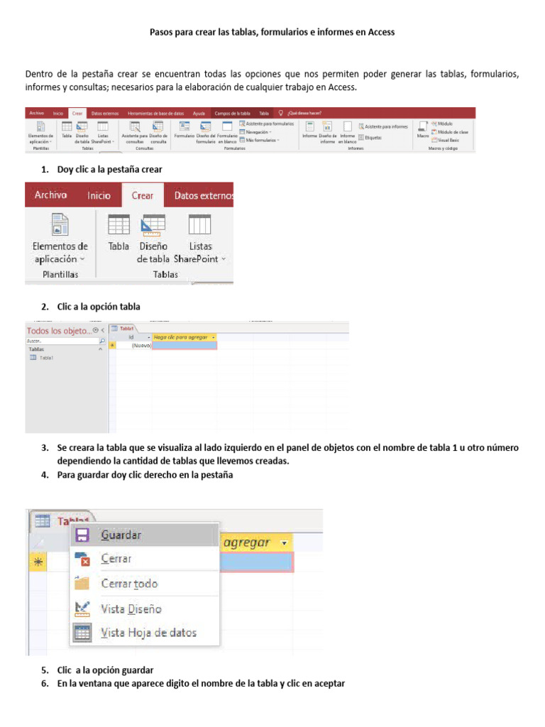 Tutorial Access Creando Tablas, Formularios, Informes y Consultas 11-3 ...
