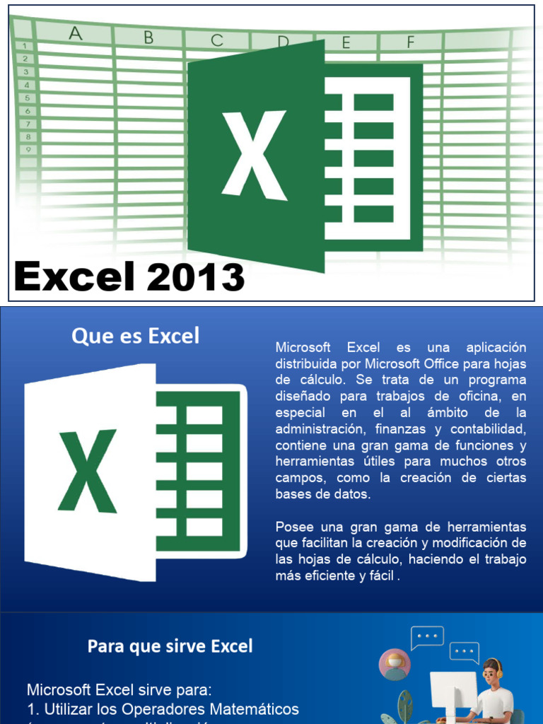 Excel 2013 | Descargar gratis PDF | Microsoft Excel | Hoja de cálculo