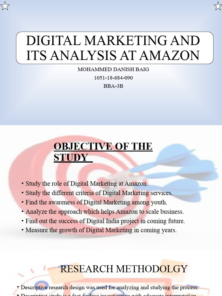 Digital Marketing and Its Analysis at Amazon | PDF | Digital Marketing ...