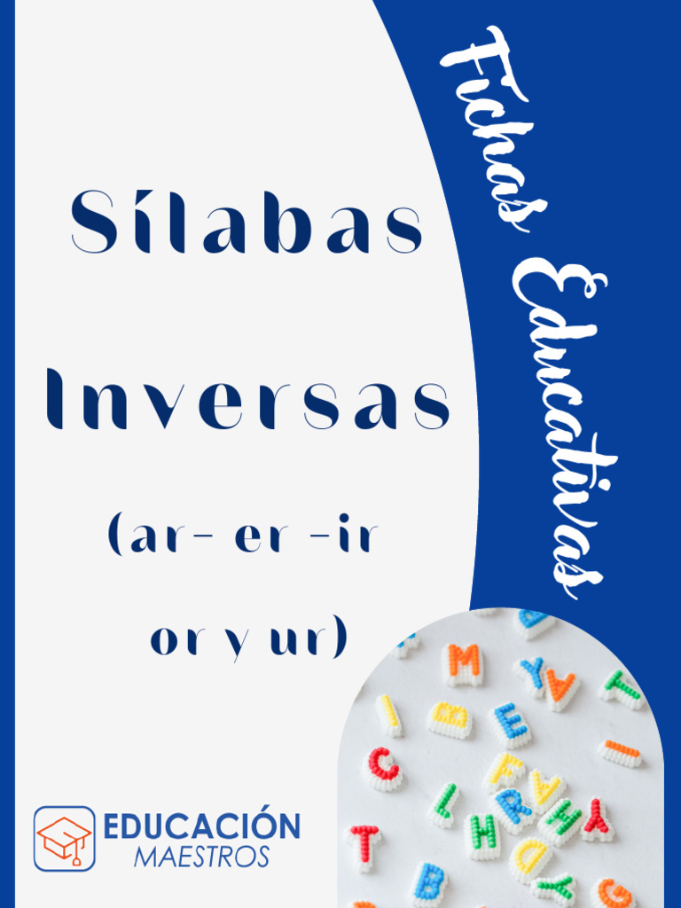 Actividades con sílabas ar, er, ir, or, ur | PDF | Fonología | Voz humana