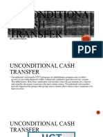 Unconditiona L Cash Transfer: by Adrian Binaoro