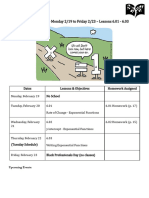 Quarter 3 Week 6 - Monday 2/19 To Friday 2/23 - Lessons 6.01 - 6.03