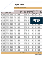 Payment Schedule: Description