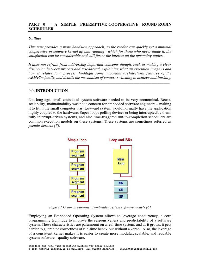RTOS For Small Embedded | PDF | Scheduling (Computing) | Process ...