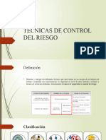 Técnicas de Control Del Riesgo