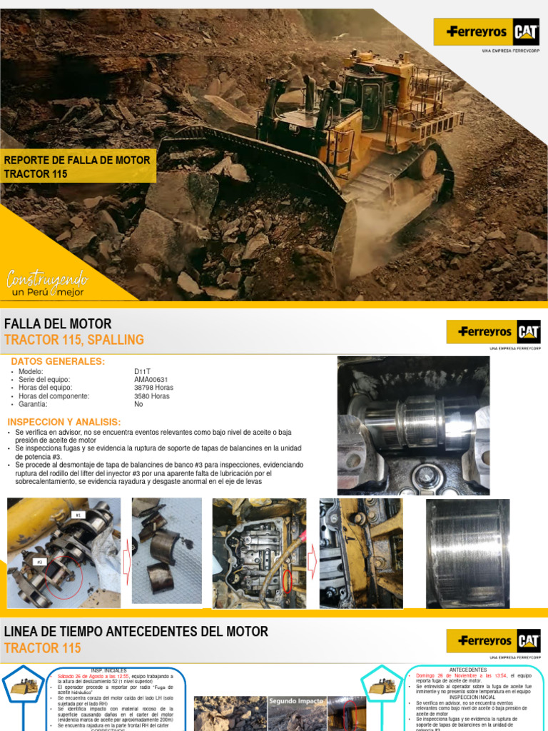 Plan de Trabajo TRC115 - Falla de Motor | PDF | Tecnología de vehículos ...