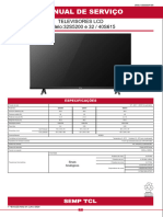 Manual de Serviço: Televisores LCD Modelo:32S5200 e 32 / 40S615
