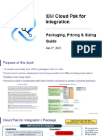 Cloud Pak For Integration - Sizing, Packaging and Pricing Guide December 2021