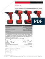 Declaration de Conformite CE de La SID 14 A SIW 14 A SID 22 A Et de La SIW 22 A Certificat ASSET DOC LOC 1955615