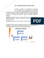 Procedimiento para La Adecuada Manipulación de Cargas