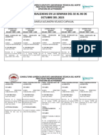 Bitácora de Actividades 15 (Semana 02 Al 06 de Octubre de 2023)