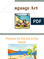 E1 D2 Language Art - Beach