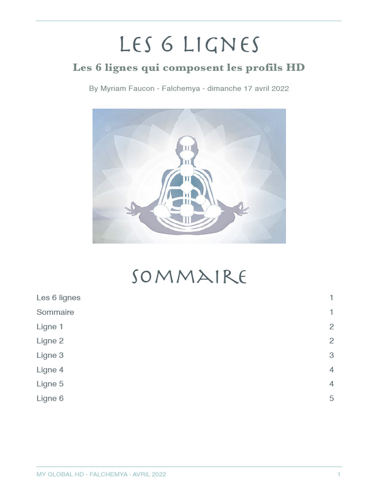 Profils du Design Humain expliqués | PDF