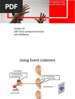 Section 15 ADF Faces Component Events and Validation