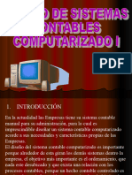 Diapositiva de Diseño de Sistemas de Contables Comput. I