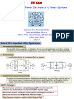 Applications of Power Electronics To Power Systems