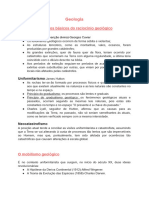 Geologia: Princípios Básicos Do Raciocínio Geológico