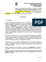 Contrato Del Servicio de Autolavado - 2023