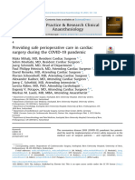 Providing Safe Perioperative Care in Cardiac - 2021 - Best Practice - Research C