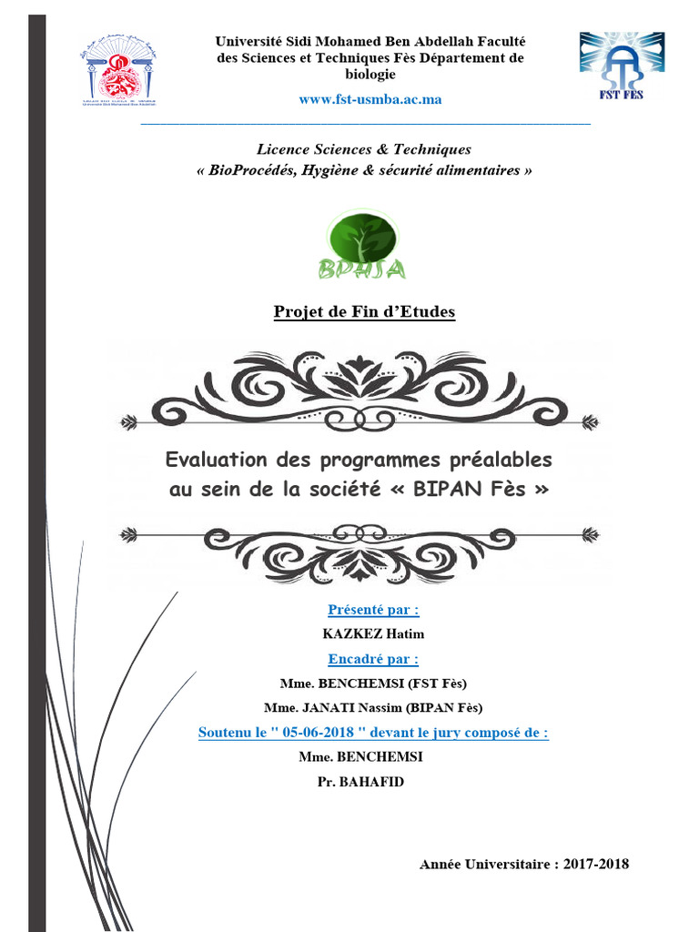 Évaluation des Programmes Préliminaires BIPAN | PDF | Nourritures ...