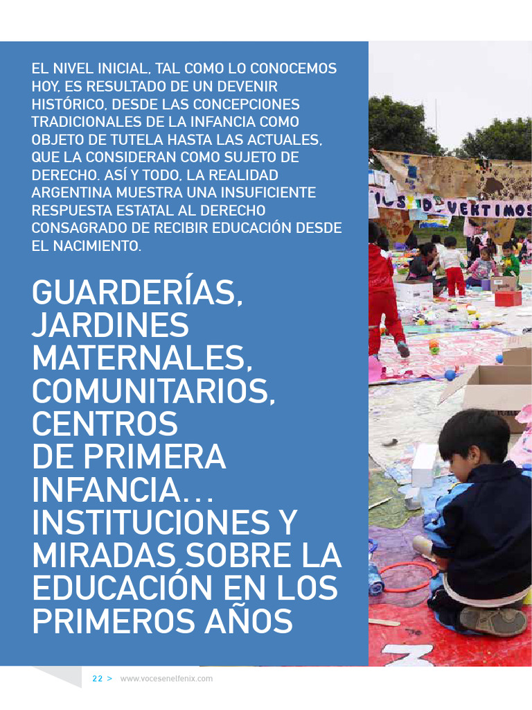 Evolución de la educación infantil en Argentina | PDF | Educación de la ...
