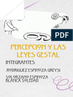 La Lectura Nos Cuenta Que La Percepción Es El Efecto de Procesos Los Cuales Suelen Escapar de Nuestra Consciencia. Entendemos Que Gracias a La Percepción Podemos Analizar y Recibir Información Par