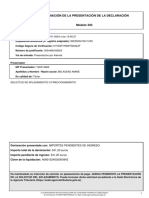 Información de La Presentación de La Declaración Modelo 303: Solicitud de Aplazamiento O Fraccionamiento