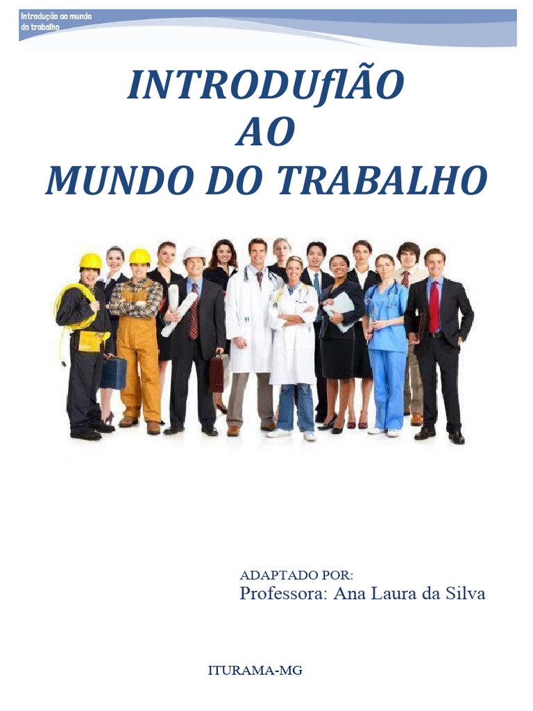 Introdução ao Mundo do Trabalho e Profissões | PDF | Cooperativa | Economia