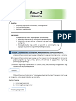 Aralin 2 - PAKSA 1 - PONEMANG SEGMENTAL AT PONEMANG SUPRASEGMENTAL