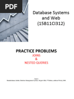 L 18 PRACTICE PROBLEMS Joins and Nested Queries